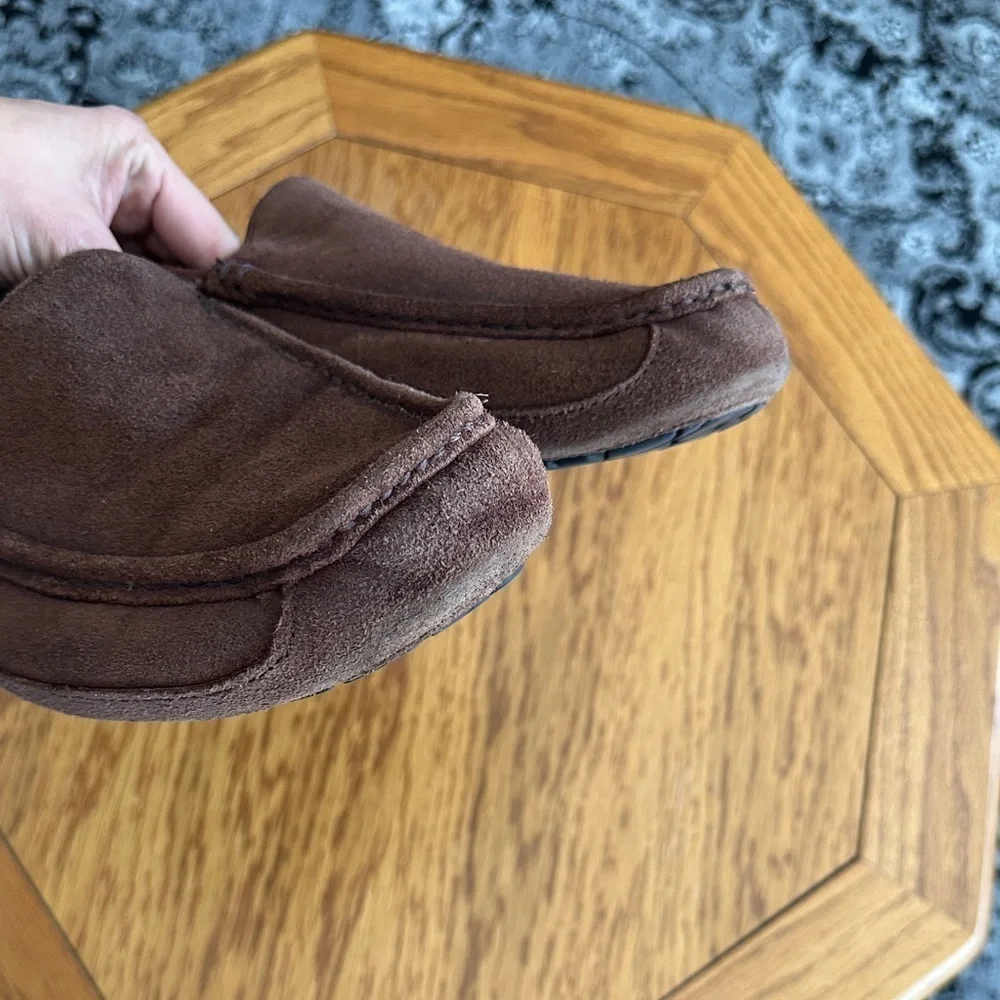 *UGG* Men's Chocolate Suede Slip-Ons Size 12